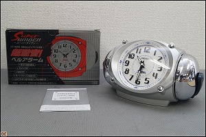 極美品◇超大音量 SEIKO スーパーライデン 目覚まし時計 KR241S - 神戸