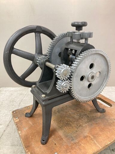 中古 良品 YOSHIDA 金属圧延機 ローラー 大型ローラー 圧延ロール 彫金