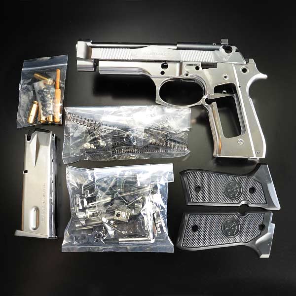 マルシン モデルガン M92F CQB シルバーABS 組立キット | ミリタリー