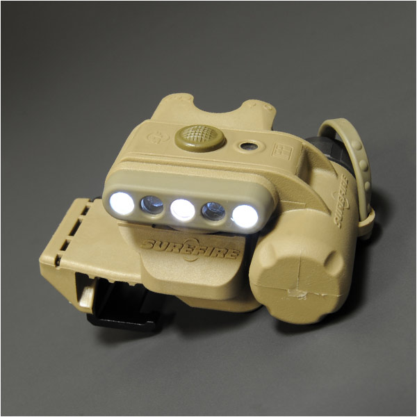 SUREFIRE ヘルメットライト ホワイト ブルー | ミリタリーショップ