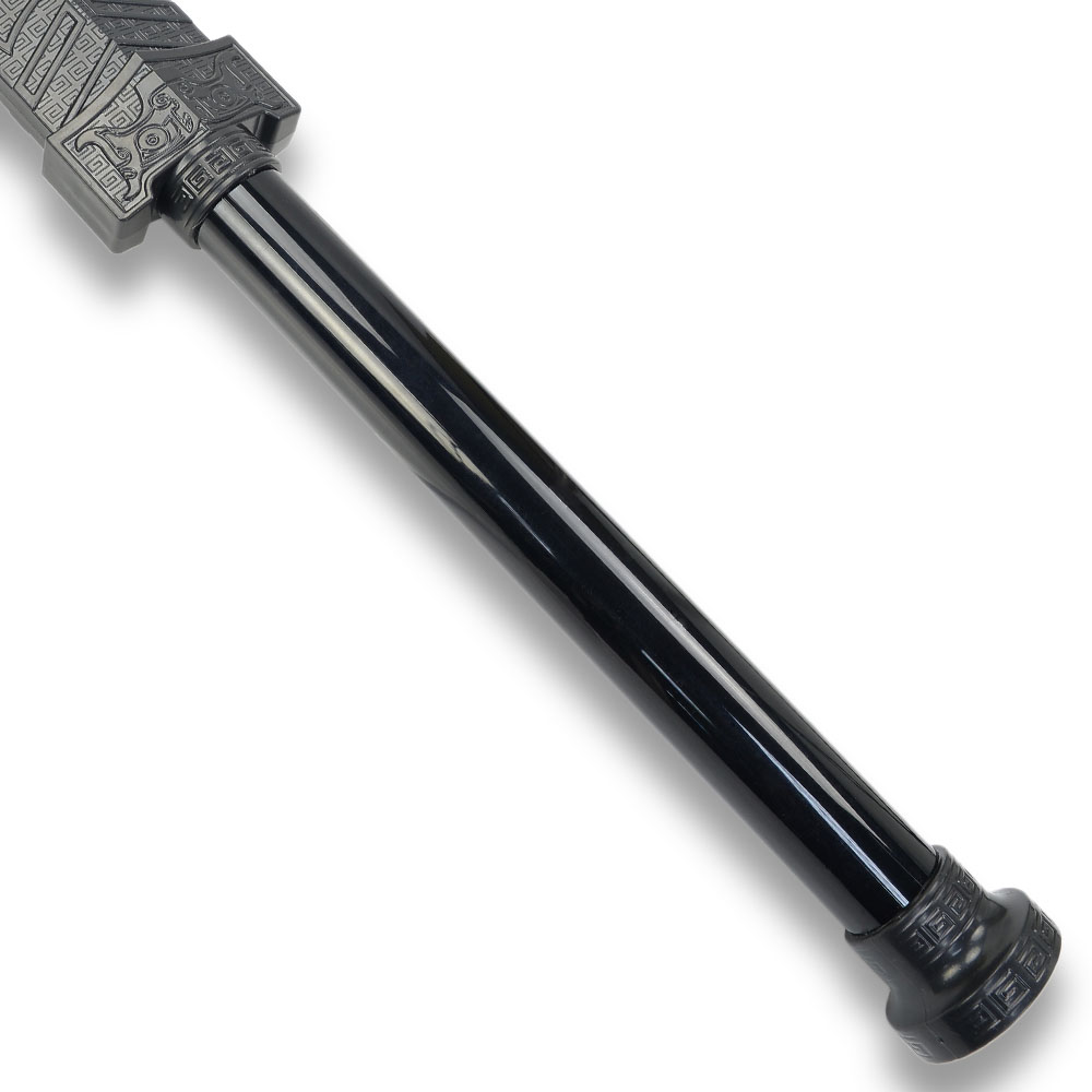 中国剣 ジャン 軽量模造刀 全長100cm 木製 ブラック | ミリタリー