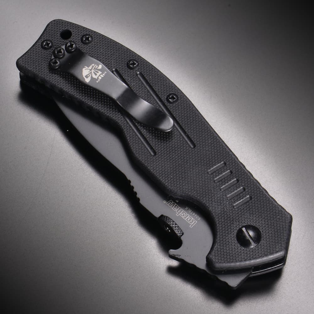 Kershaw 折りたたみナイフ CQC-8K タントー 片刃 エマーソン