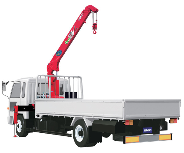 古河ユニック、ゼロエミッションの電動式ユニッククレーンを発売