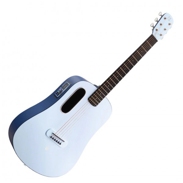 Blue Lava Touch Smart Guitar, Ice Blue/Ocean Blue at Gear4music