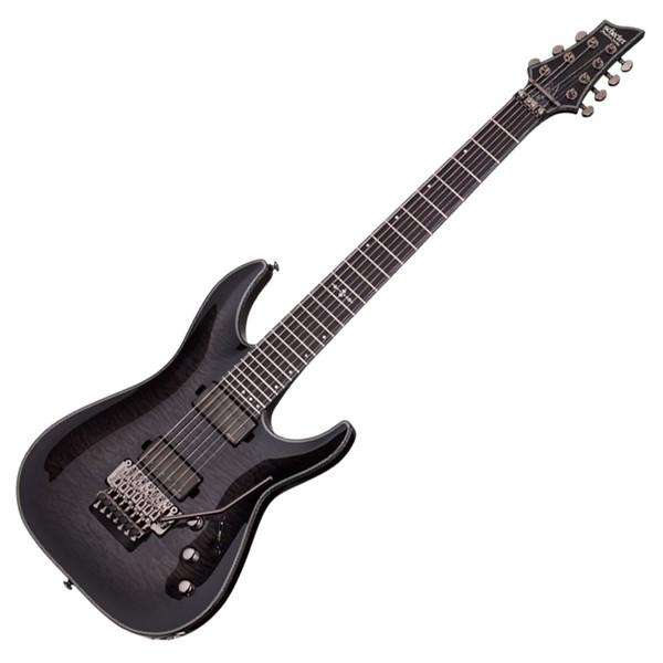 Schecter Hellraiser Hybrid C-7 FR, Trans Black Burst at Gear4music