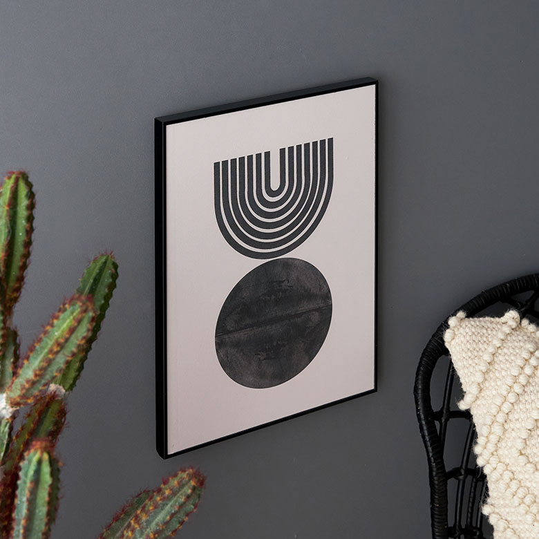アートパネル the blacks フレーム付き モノトーン モノクロ 幅30×高さ
