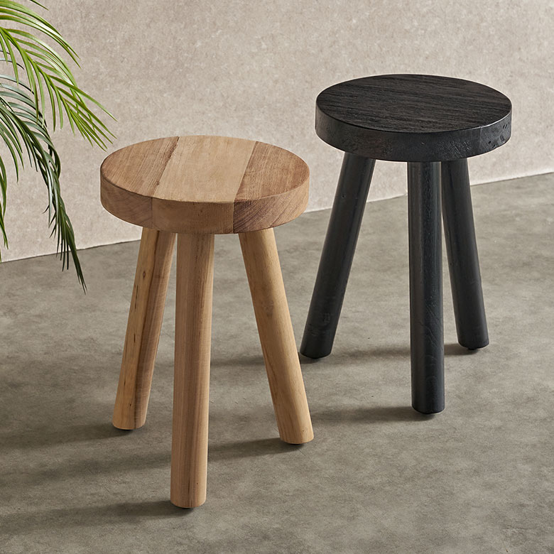 木製 スツール 丸 椅子 天然木 丸椅子 古材 木製スツール おしゃれ