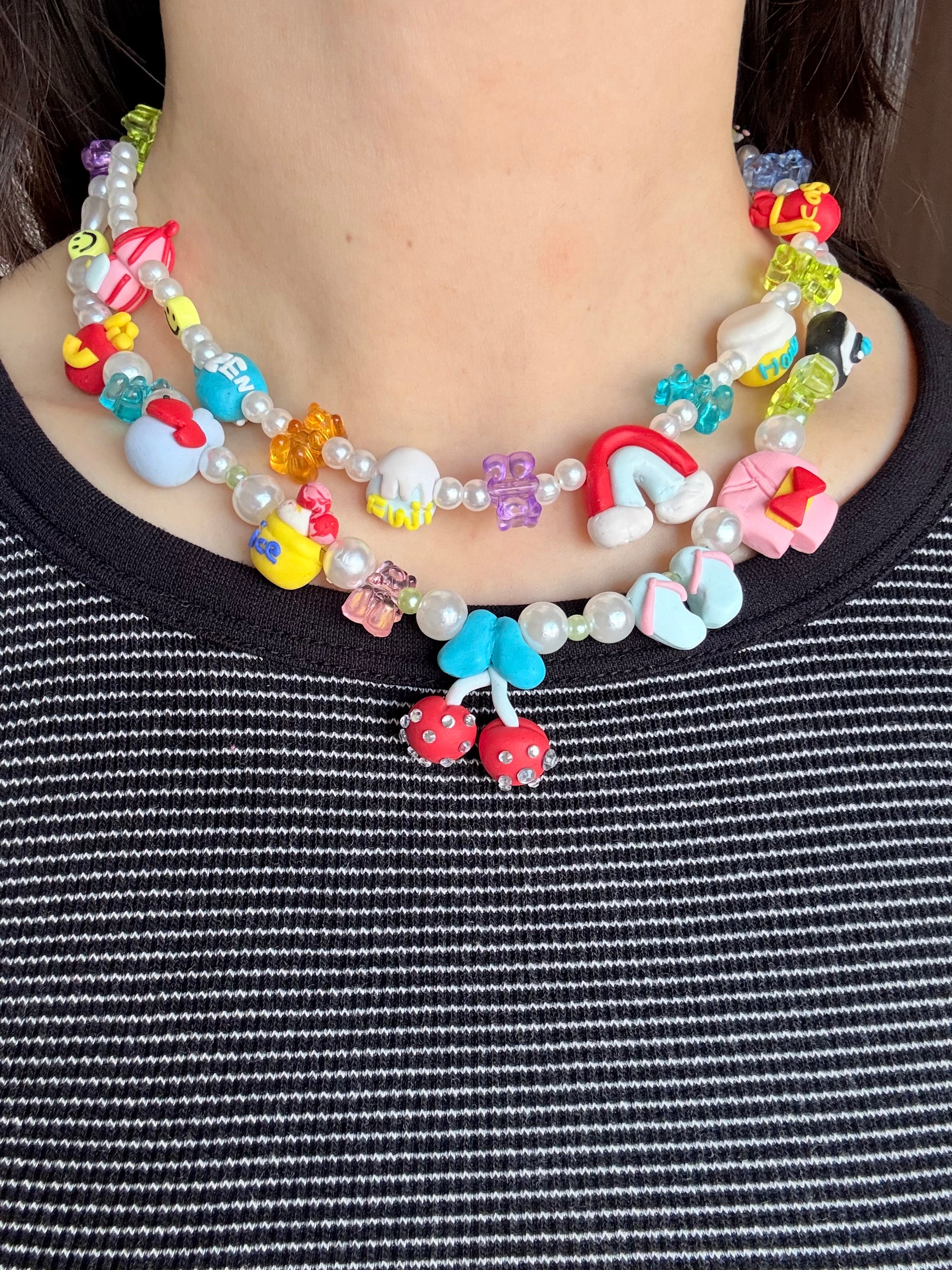 Rainbow Sprinkle ハンドメイド ネックレス – RISA wonders