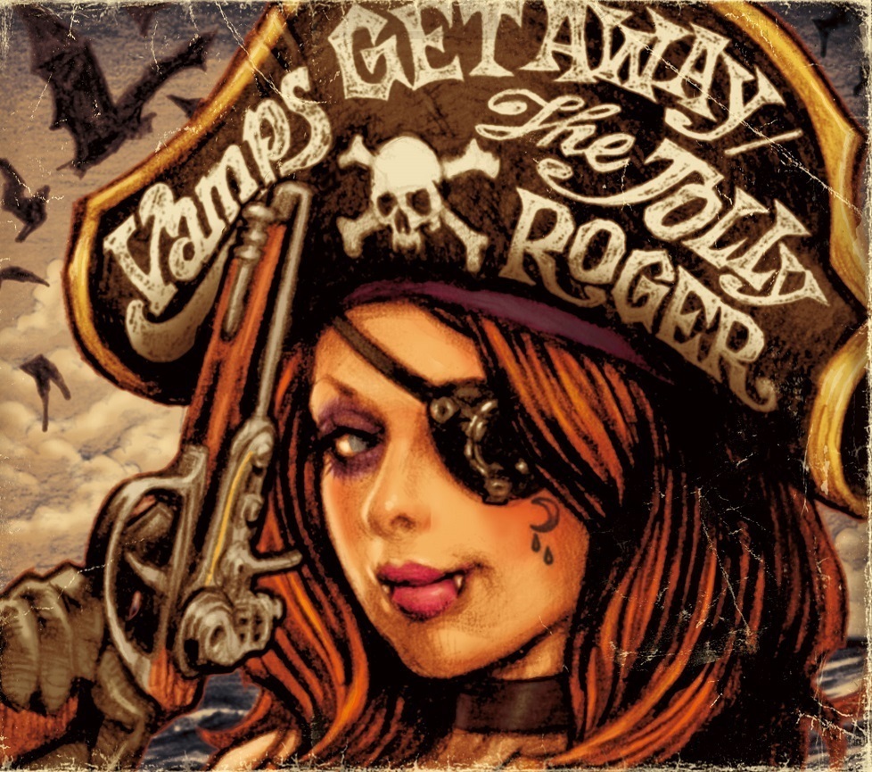 VAMPS、New Sg『GET AWAY / THE JOLLY ROGER』のジャケット写真を公開