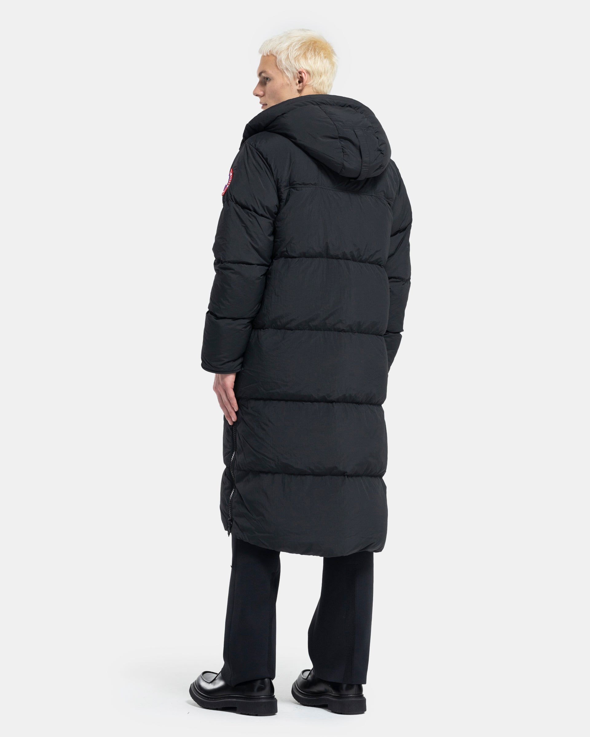 Lawrence Long Puffer in Black