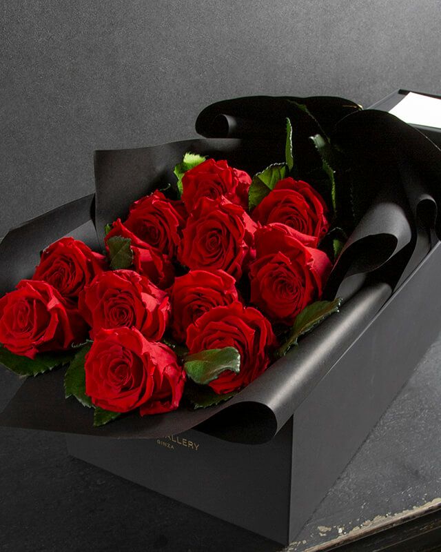 ベストウィッシュ(L12)/ブライトレッド | ローズギャラリー銀座