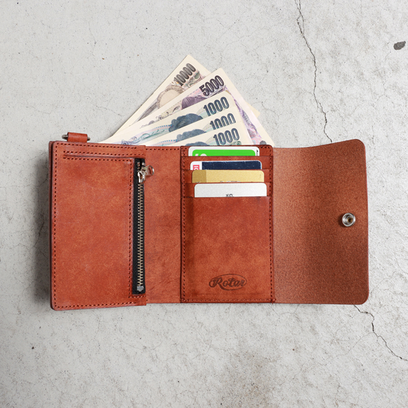 Margot leather middle wallet | ROTAR | ローター