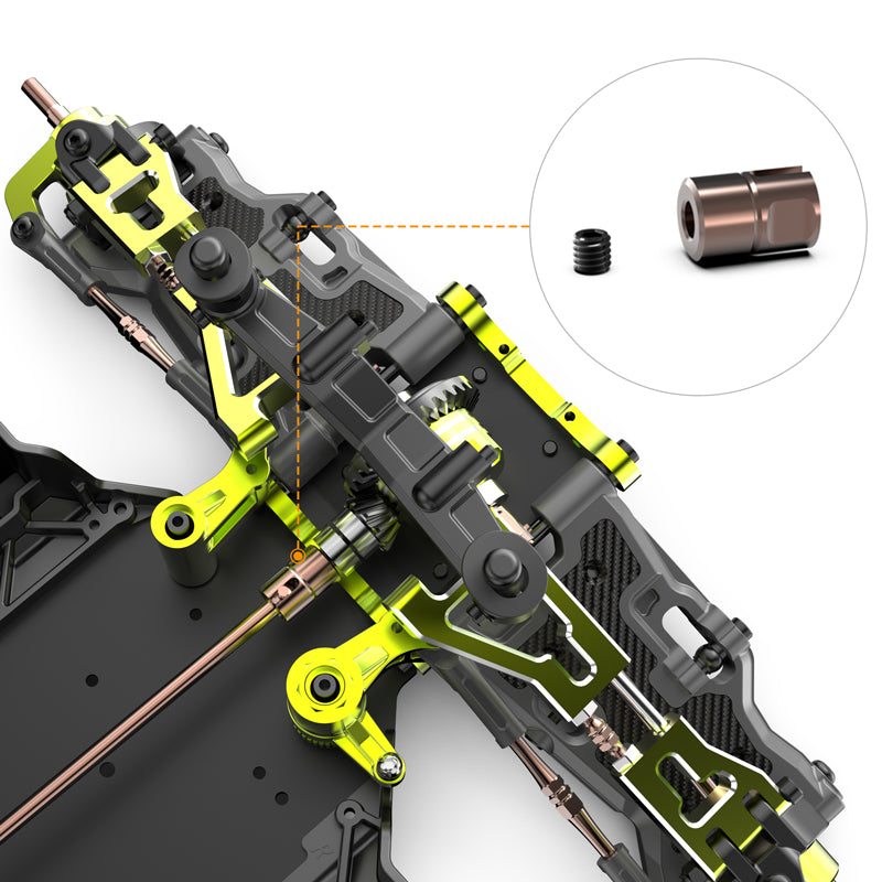S2 Alloy Steel Front Input Shaft Cup For RZ001 and 1/10 Rally Car