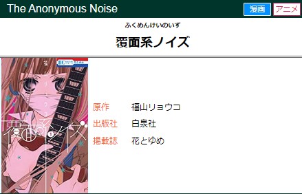 覆面系ノイズ キャラクター誕生日