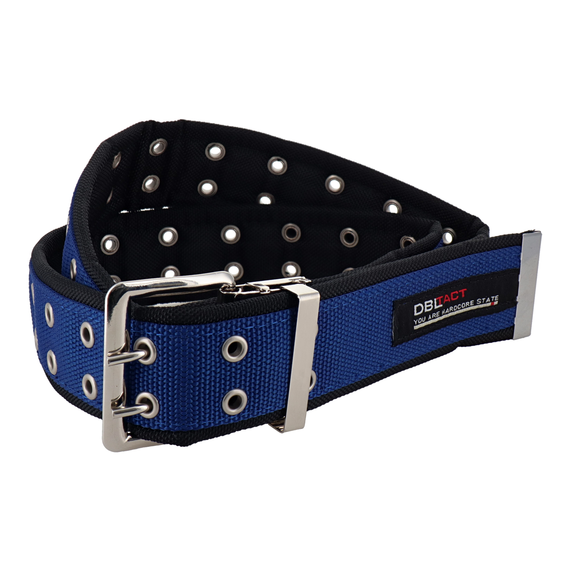 DT-PB-BL 作業ベルト・収納袋 作業ベルト Wピンバックルベルト ブルー