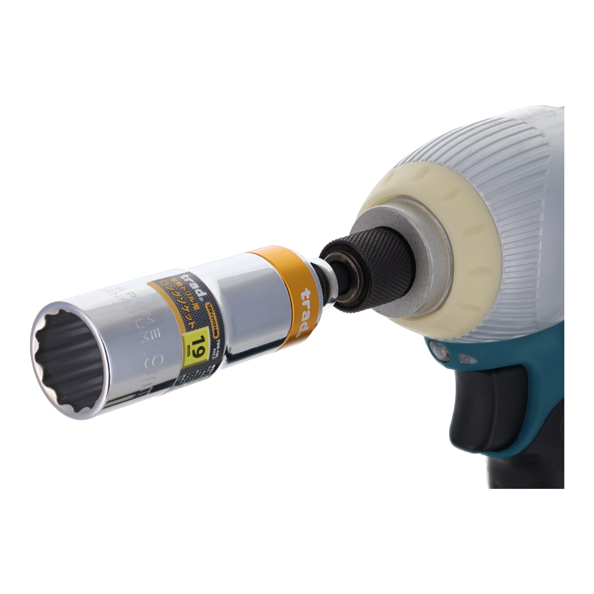 TDS-19L 締め付け ソケットビット 電動ドリル用ロングソケット 19mm