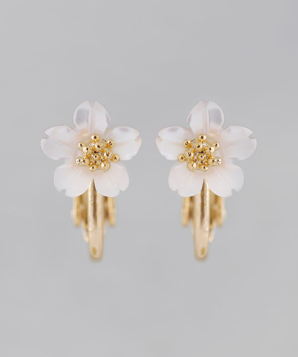 ANEMONE】シェルフラワーイヤリング｜SANPO ONLINE(サンポーオンライン)