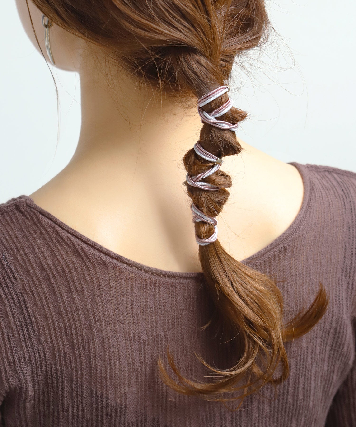 ANEMONE】くすみカラー×ラメの3連ヘアゴム[3個セット]｜SANPO ONLINE