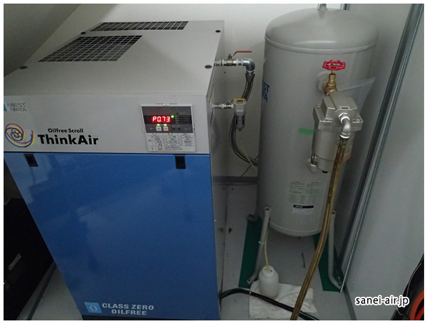 送料無料】SLP-75EGD|アネスト岩田・D付・無給油式・静音スクロール