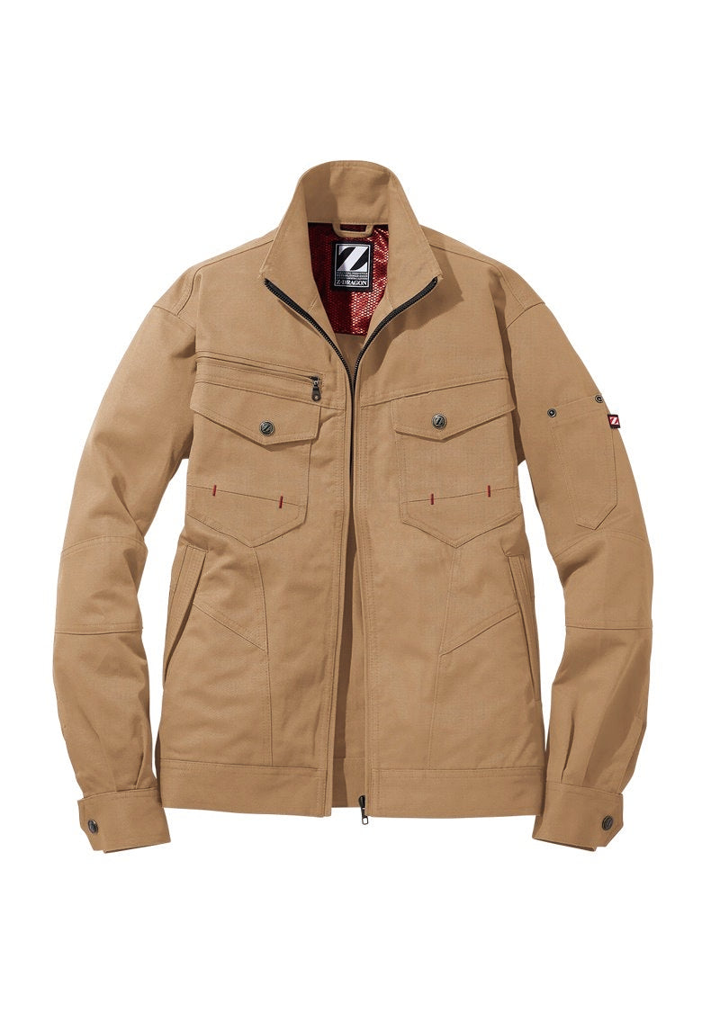 Z-DRAGON 71200 自重堂 綿100% 消臭 抗菌 ジャンパー【秋冬用】 - 作業