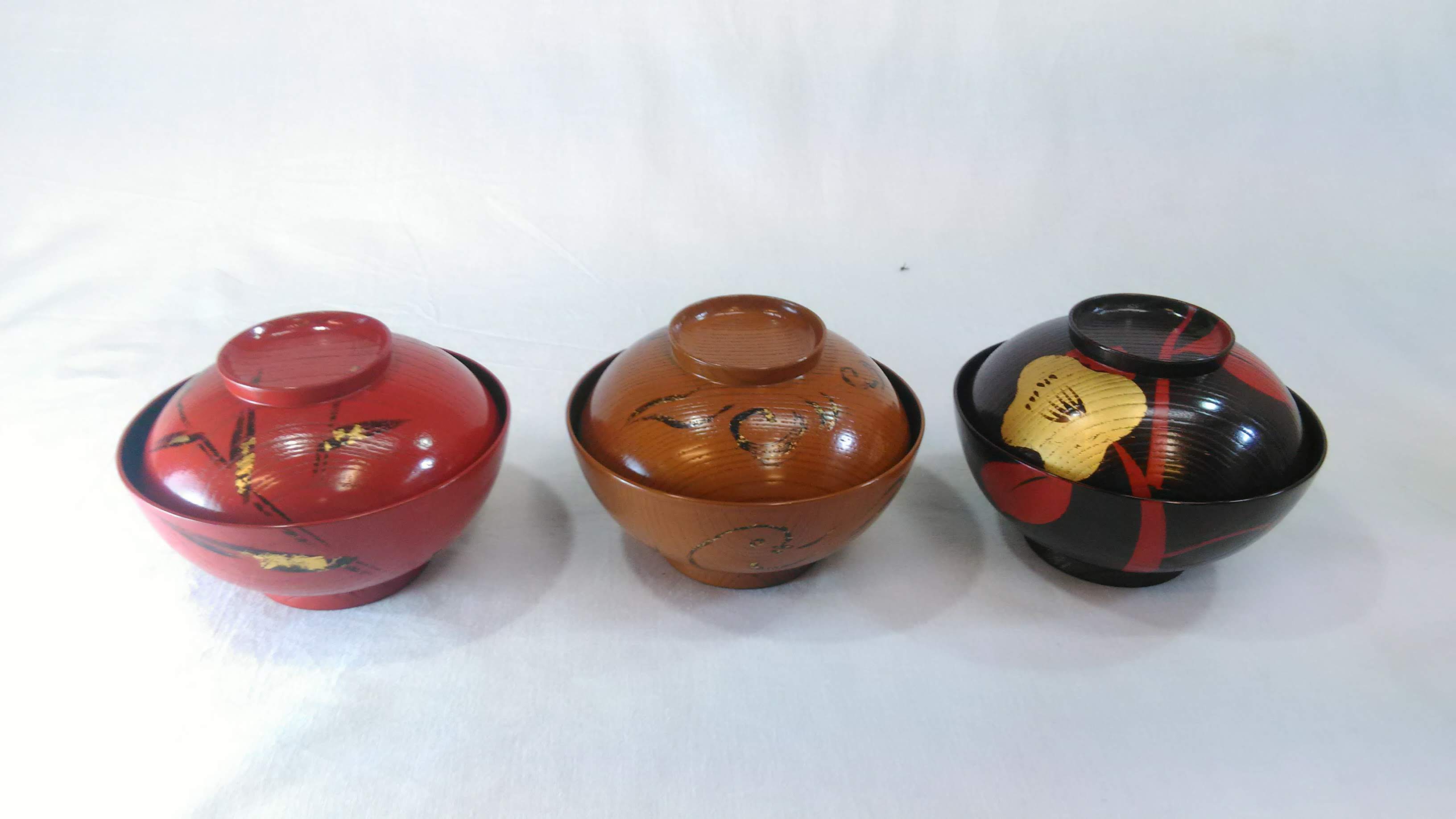 平安十匠作 草花絵替煮物碗 10客