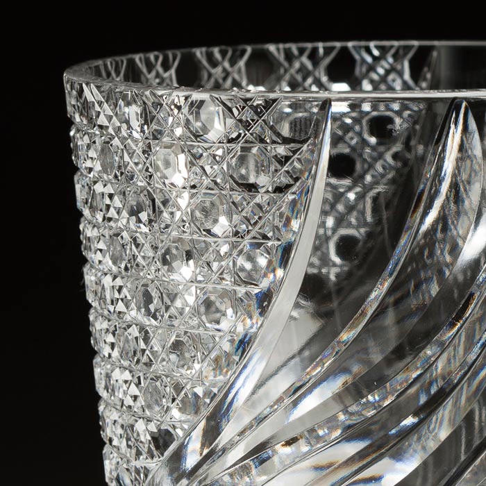 MC-228 八角篭目文様 オールド 玻璃 – 硝子工房 彩鳳