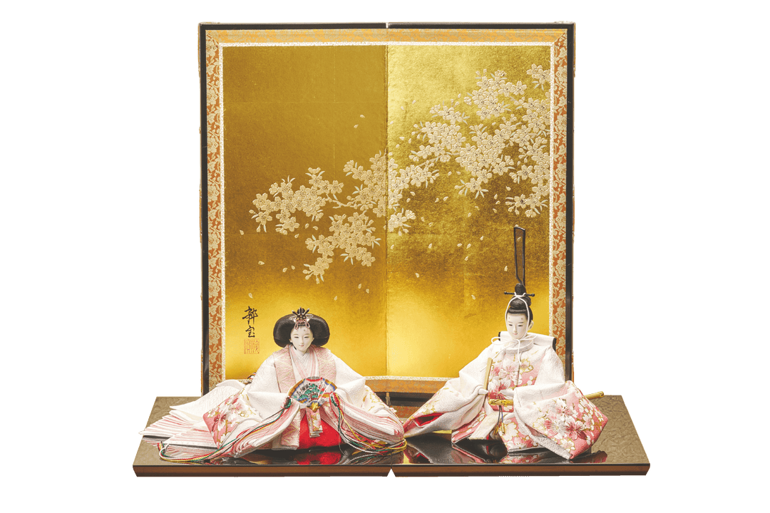 ふたり、寄り添うおひなさま – 人形工房 左京