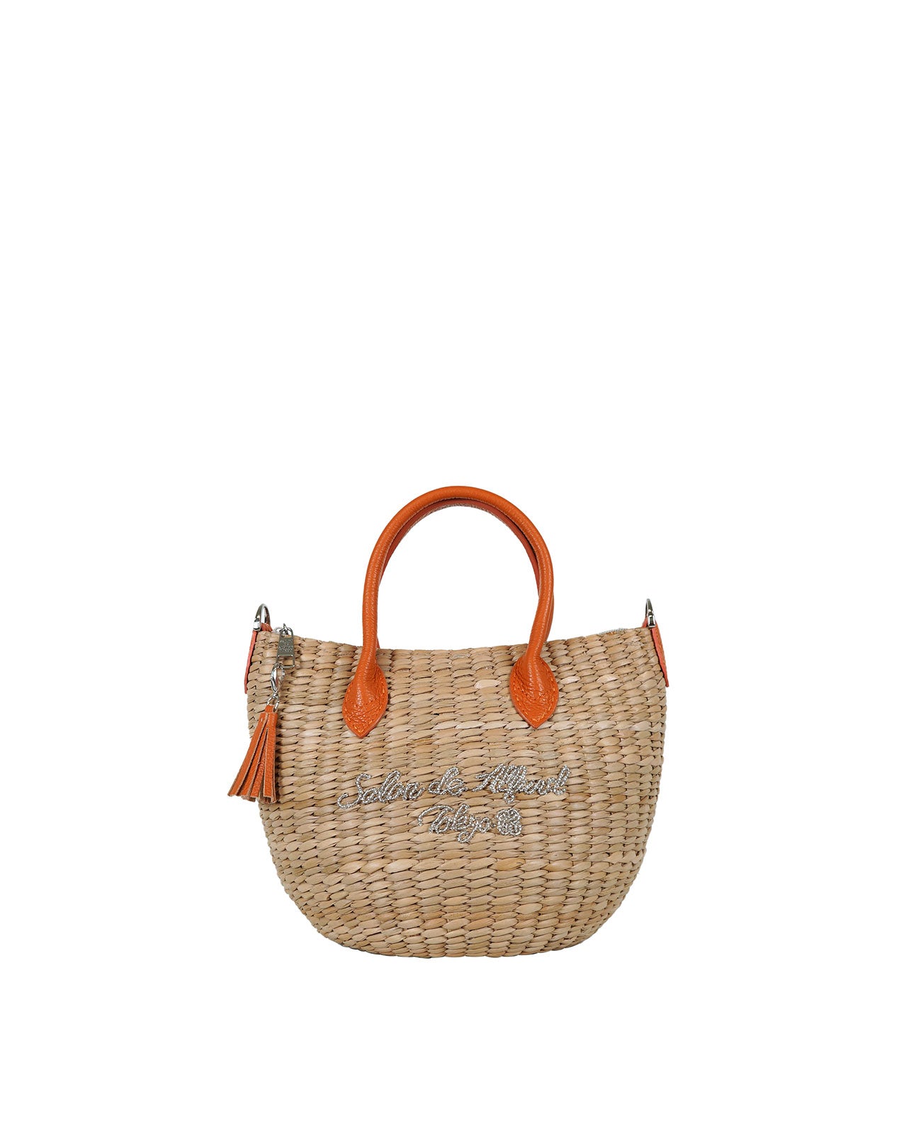 かごZIP付ミニバッグ クローバーロゴ 1802