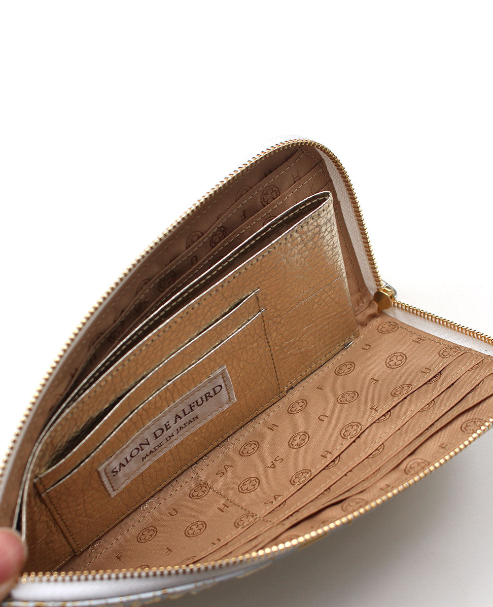 パイソン L字財布 SAロゴ付き 1887