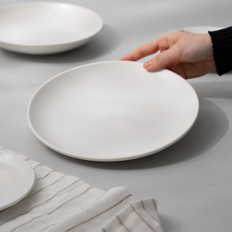 NEOFUSION フラットプレート 24cm ホワイト – 皿・プレート – 一流