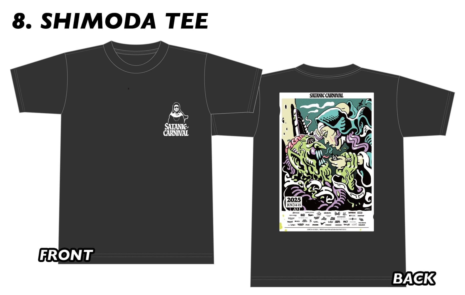 SATANIC CARNIVAL 2025＞Goods INFO!! | SATANIC ENT.