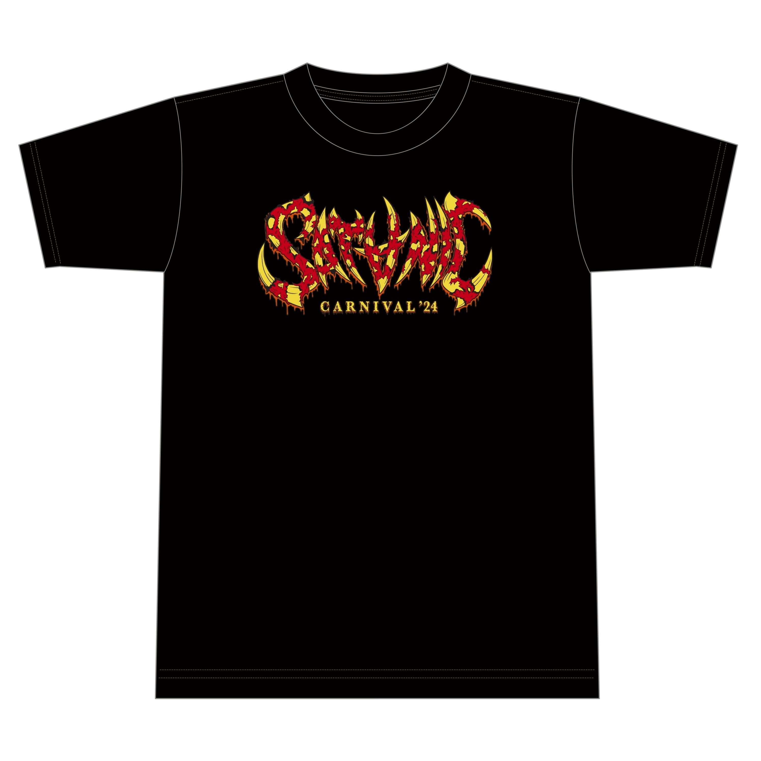 SATANIC CARNIVAl 2024 OFFICIAL TEE（BLACK/YELLOW） | SATANIC