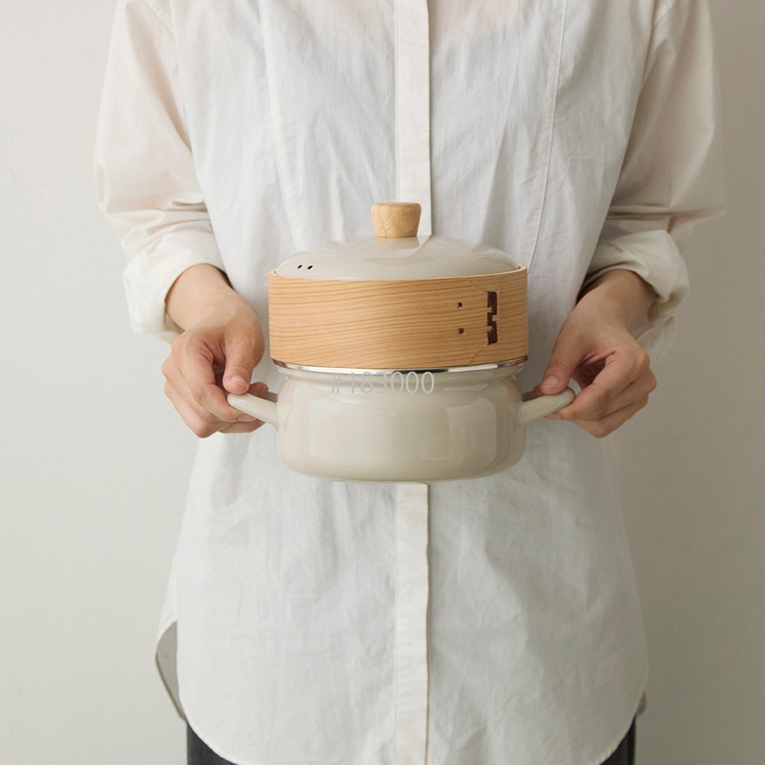 フジホーロー FUJIHORO ホーロー鍋 両手 せいろ 鍋 ホーロー ほうろう