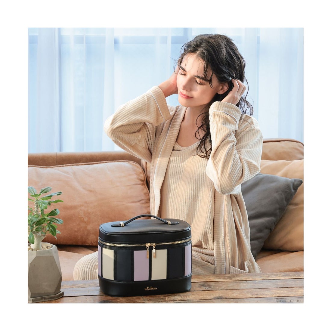 クレリア Clelia メイクボックス 大容量 持ち運び Clelia クレリア