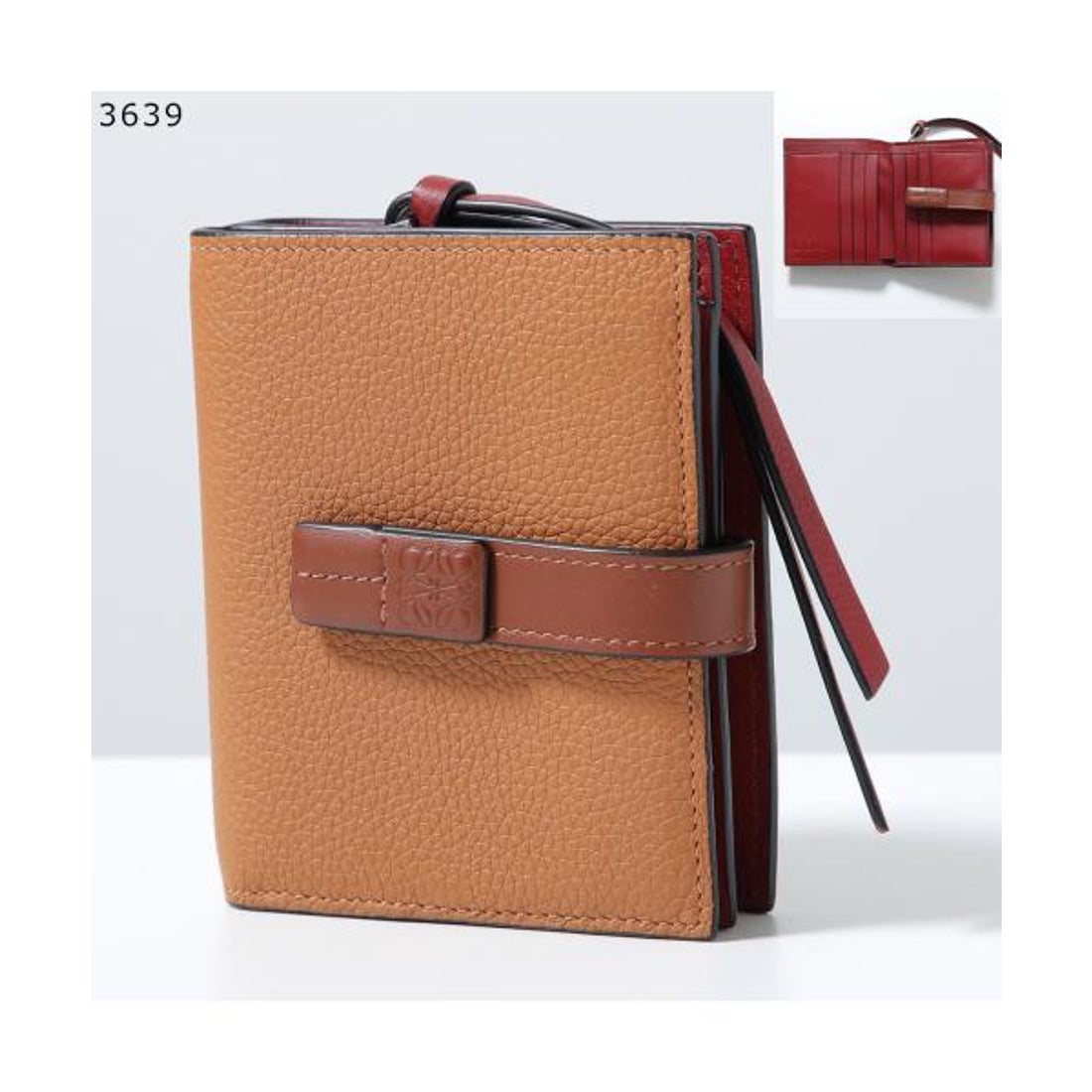 ロエベ LOEWE LOEWE 二つ折り財布 COMPACT ZIP C660Z41X （0608/TOFFEE