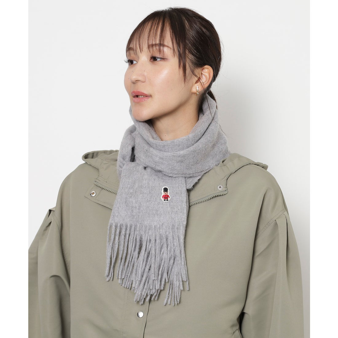 MACKINTOSH PHILOSOPHY 【WEB限定】ウール100％紡毛厚手マフラー 30