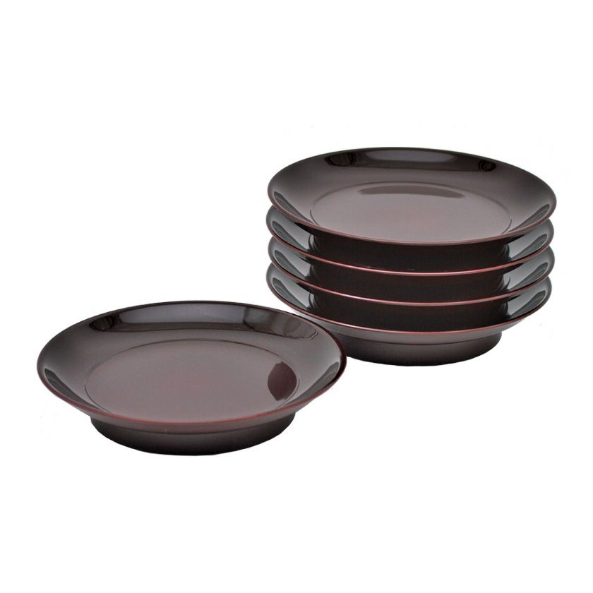 加藤春鼎 菓子皿 銘々皿 茶道具 5客揃い 加藤春鼎 菓子皿 銘々皿