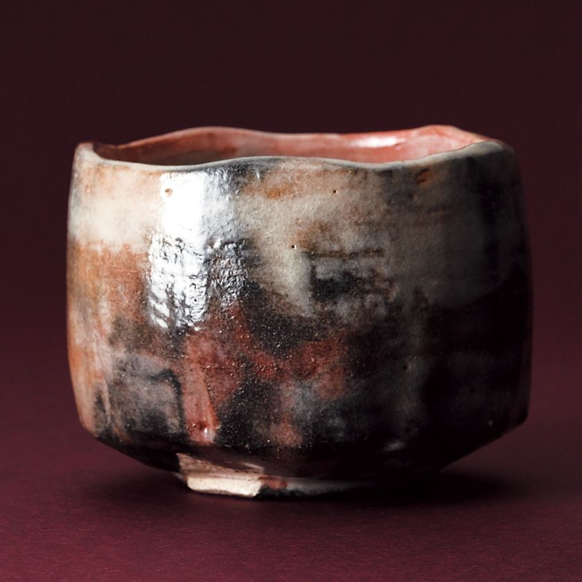 茶道具 楽茶碗（らくちゃわん） 茶碗 赤楽茶碗 萬福堂楽入 | 千年の
