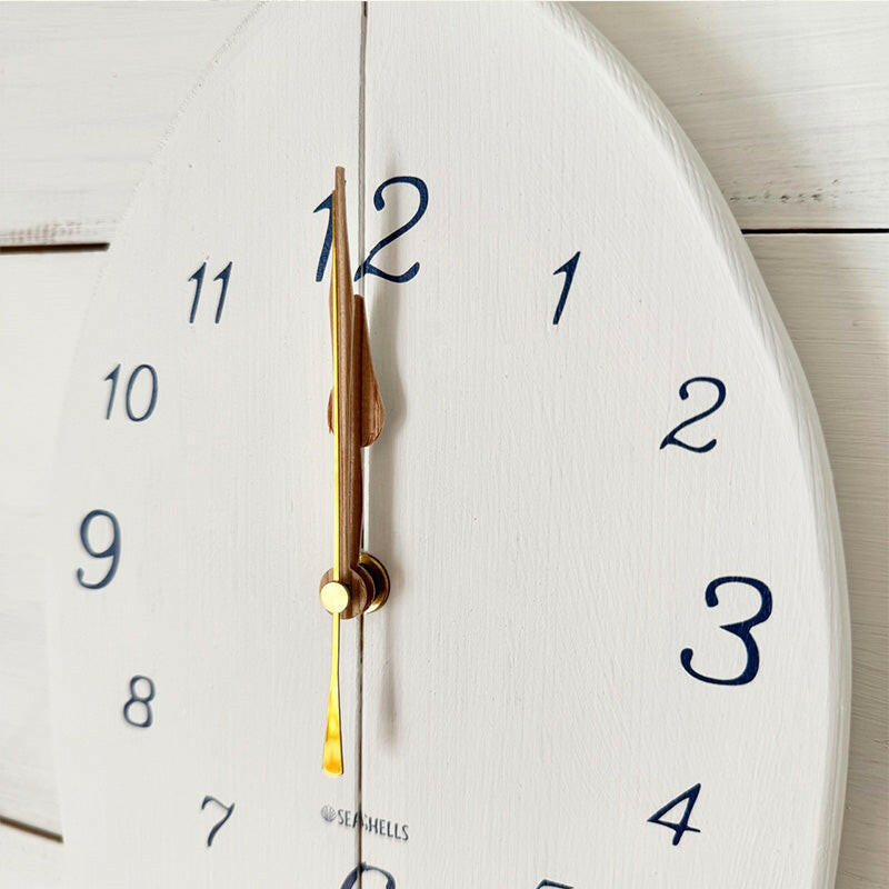 サーフボード型時計 ハワイアン壁掛け時計 フィッシュテールボード