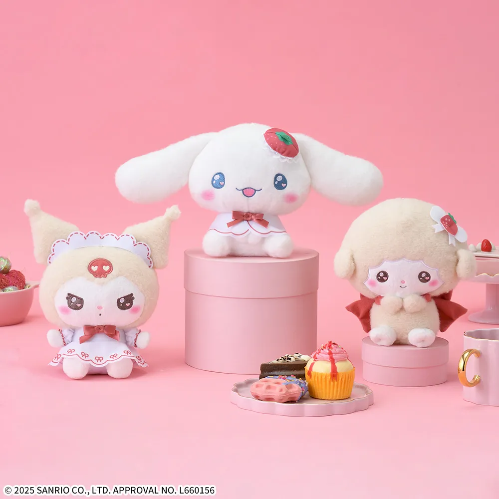 ゆるかわ サンリオキャラクターズ ぬいぐるみ ショートケーキ