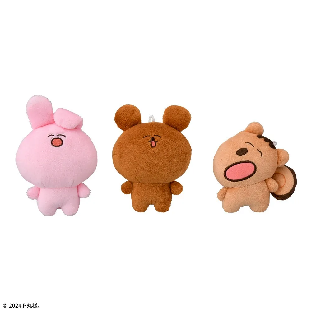 P丸様。 マスコット“うさぎさん&くまくん&りすくん”｜プライズ・くじ