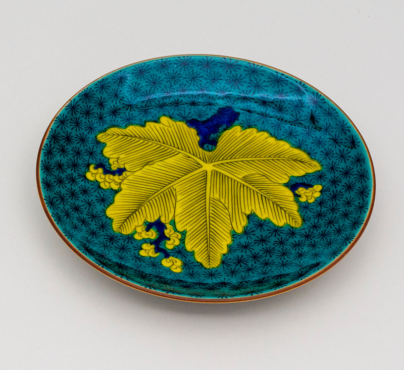 5号皿 古九谷青手樹木葉文 MC-507 – SEIKOU ONLINE