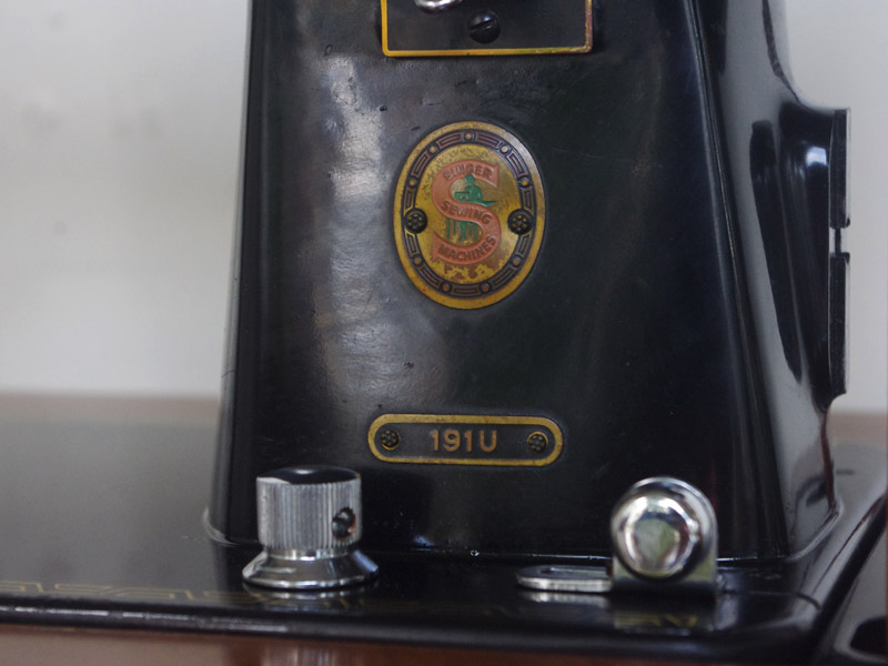 No.652 SINGER 191U シンガー製 家庭用足踏みミシン：アンティーク