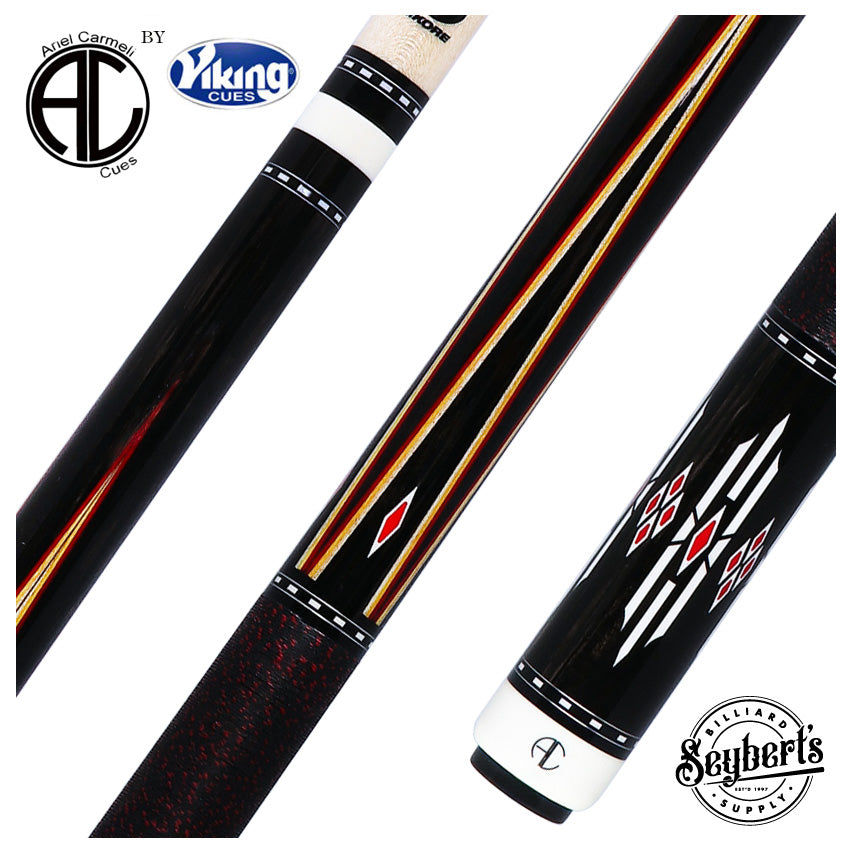Ariel Carmeli by Viking Diamond Series Red Diamond Pool Cue with