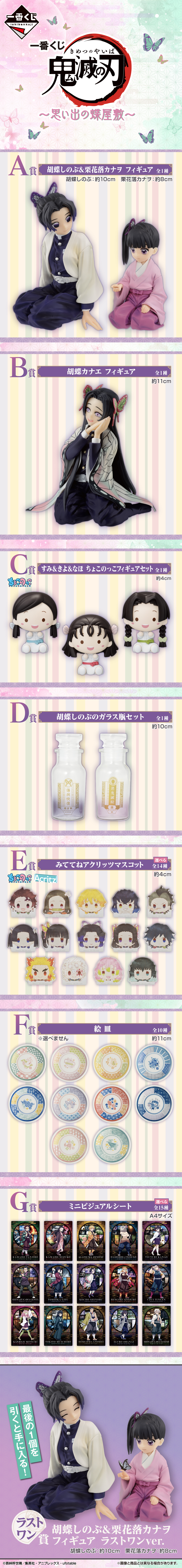 一番くじ 鬼滅の刃 ～思い出の蝶屋敷～｜一番くじ倶楽部｜BANDAI