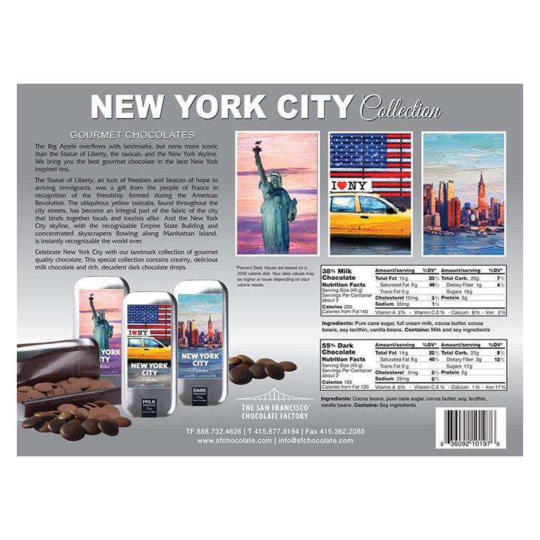 New York Collection - 3 tin Gift Set - Milk & Dark – The San