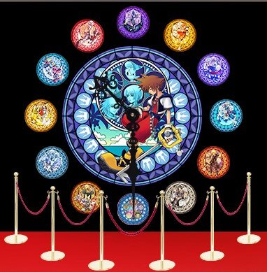 1月9日より『キングダム ハーツ』15周年記念ステンドグラスが新宿駅