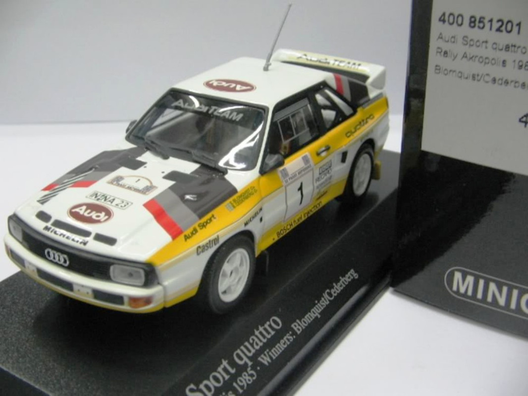 WOW EXTREMELY RARE Audi Quattro S1 E1 Blomqvist Acropolis 1985 1