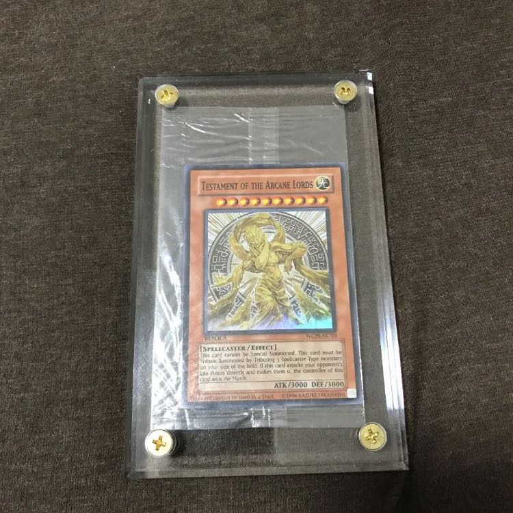 最終価格 魔導神のオブジェ 遊戯王 wcs 完美品クラス✴︎NM 遊戯王 魔