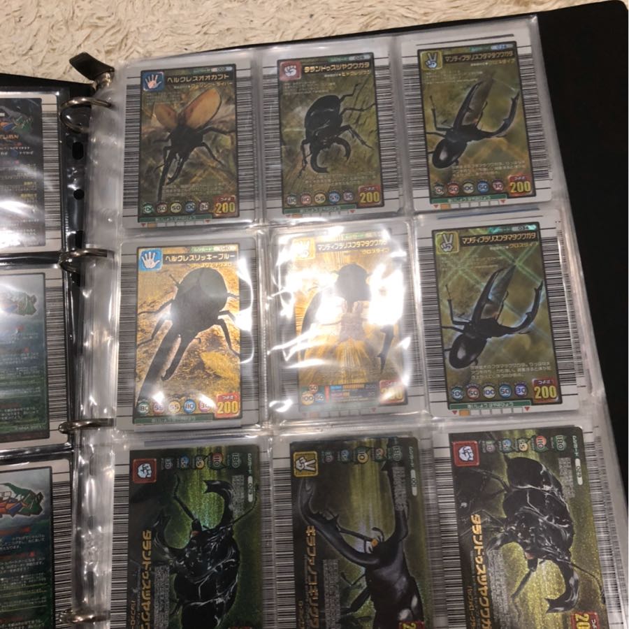 ムシキングカード キンレア50枚程とその他ファイルごと全部の通販 ネロ